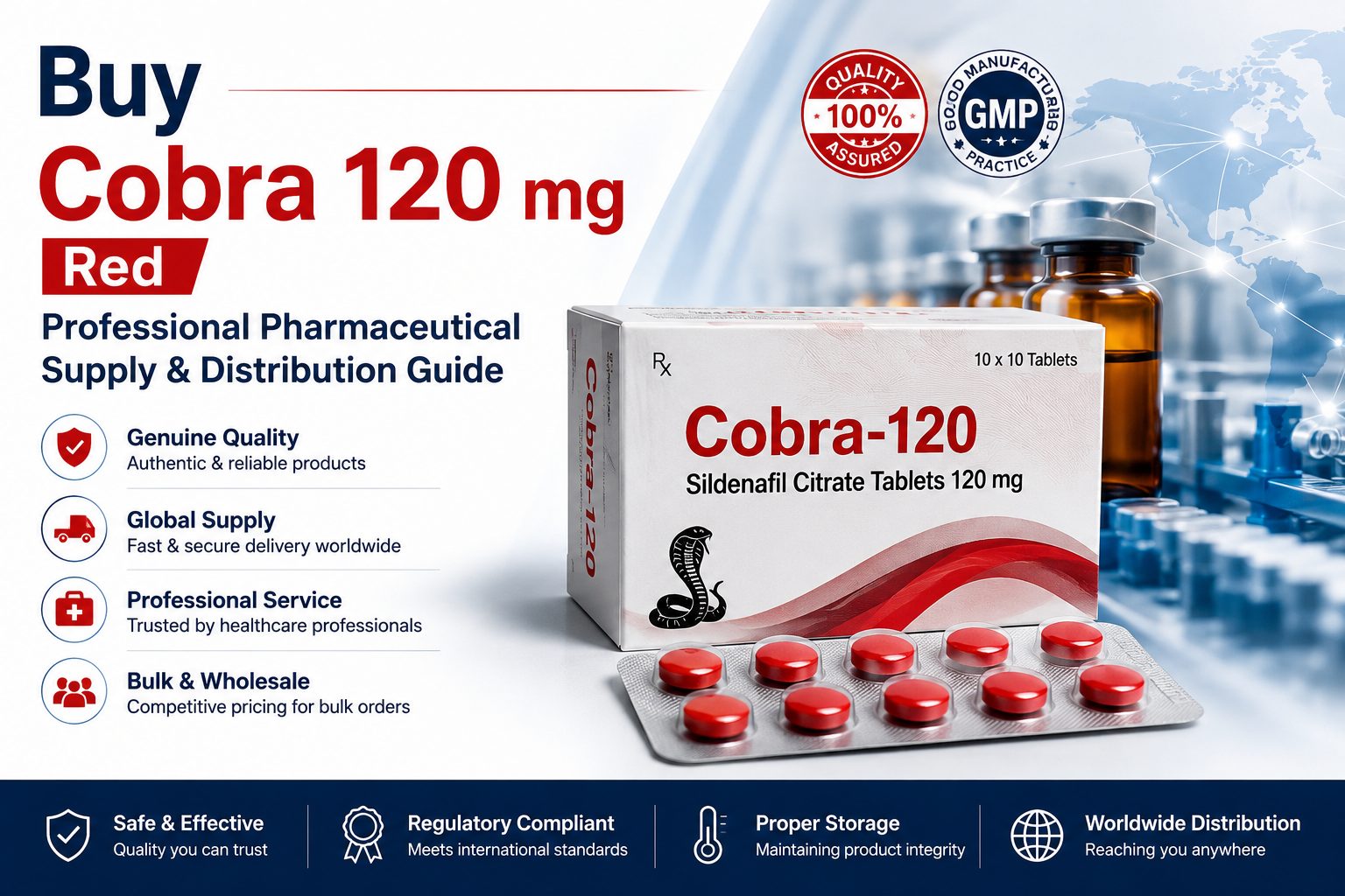 Buy Cobra 120 mg Red: Professional Pharmaceutical Supply & Distribution Guide