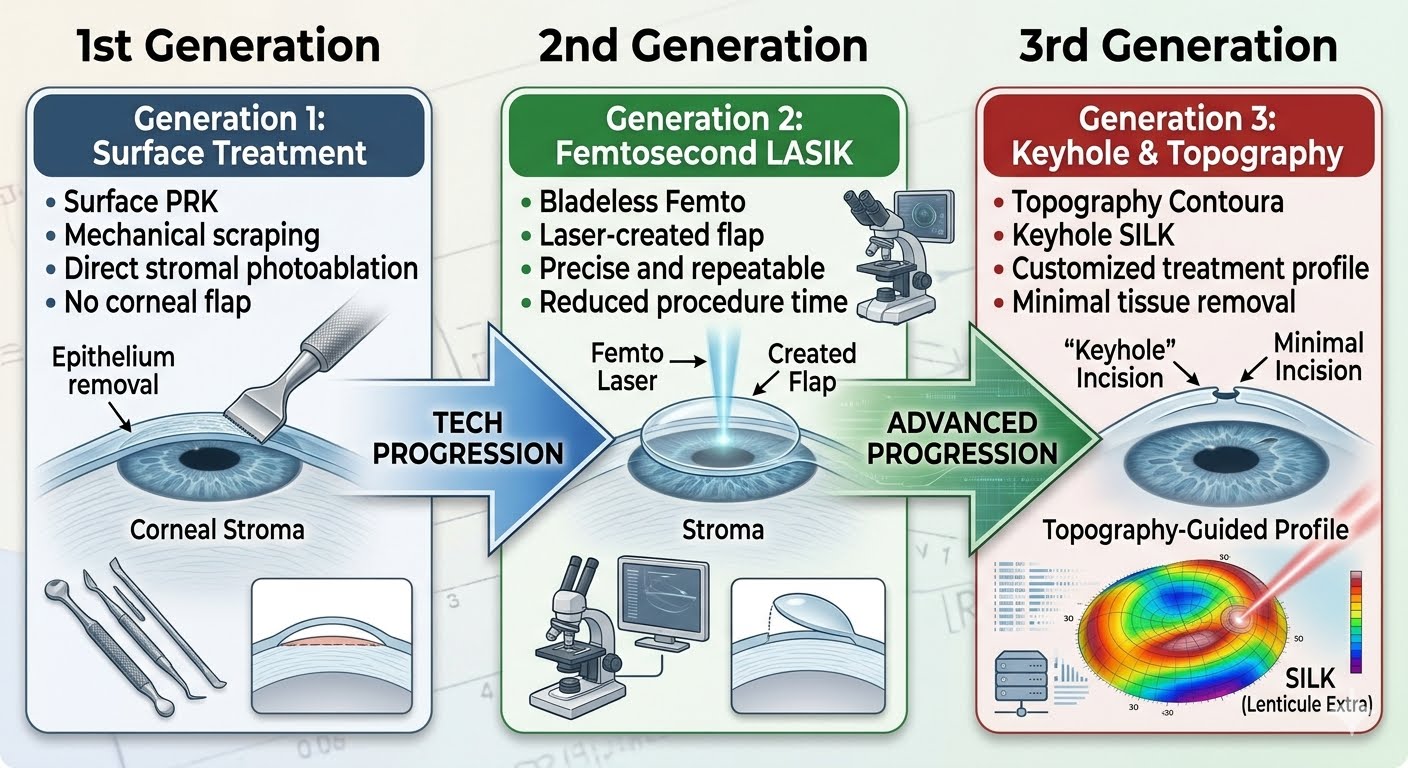 Modern Laser Vision Correction in Kandivali   Mira Road: LASIK, Contoura, and SILK