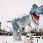 T rex footprints